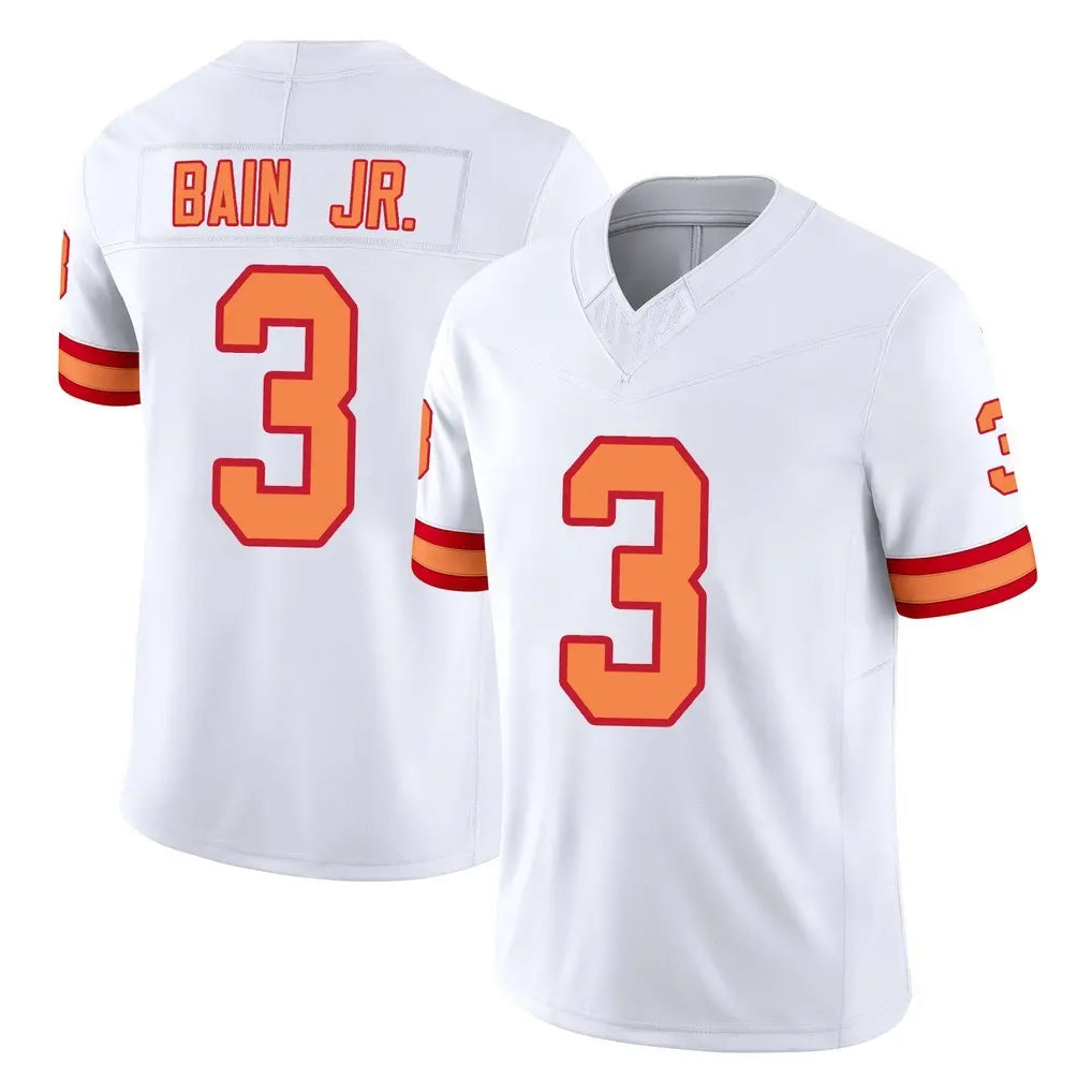 Johmsee TB.Buccaneers #3 Rueben Bain Jr. Player White Limited '76 Vapor F.U.S.E. Home Game Stitched Jerseys