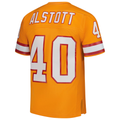 Johmsee TB.Buccaneers #40 Mike Alstott Mitchell & Ness Orange Legacy Replica Stitched Puhic Jersey