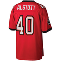 Johmsee TB.Buccaneers #40 Mike Alstott Mitchell & Ness Red Legacy Replica Stitched Puhic Jersey