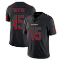 Johmsee TB.Buccaneers #45 Josiah Trotter Player Black Impact Limited Home Game Stitched Jerseys
