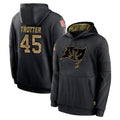 Johmsee TB.Buccaneers #45 Josiah Trotter Player Black Salute to Service Sideline Performance Pullover Hoodies Home Game Stitched Jerseys