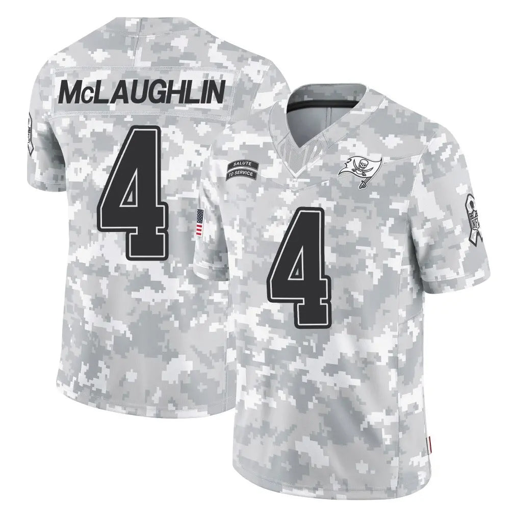Johmsee TB.Buccaneers #4 Chase McLaughlin Player Arctic Camo Limited Salute To Service Home Game Stitched Jerseys