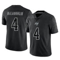 Johmsee TB.Buccaneers #4 Chase McLaughlin Player Black Reflective Limited Home Game Stitched Jerseys