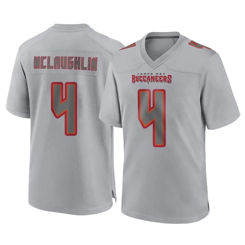 Johmsee TB.Buccaneers #4 Chase McLaughlin Player Gray Atmosphere Fashion Home Game Stitched Jerseys