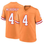 Johmsee TB.Buccaneers #4 Chase McLaughlin Player Orange Throwback Home Game Stitched Jerseys