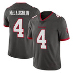 Johmsee TB.Buccaneers #4 Chase McLaughlin Player Pewter Limited Alternate Vapor Home Game Stitched Jerseys