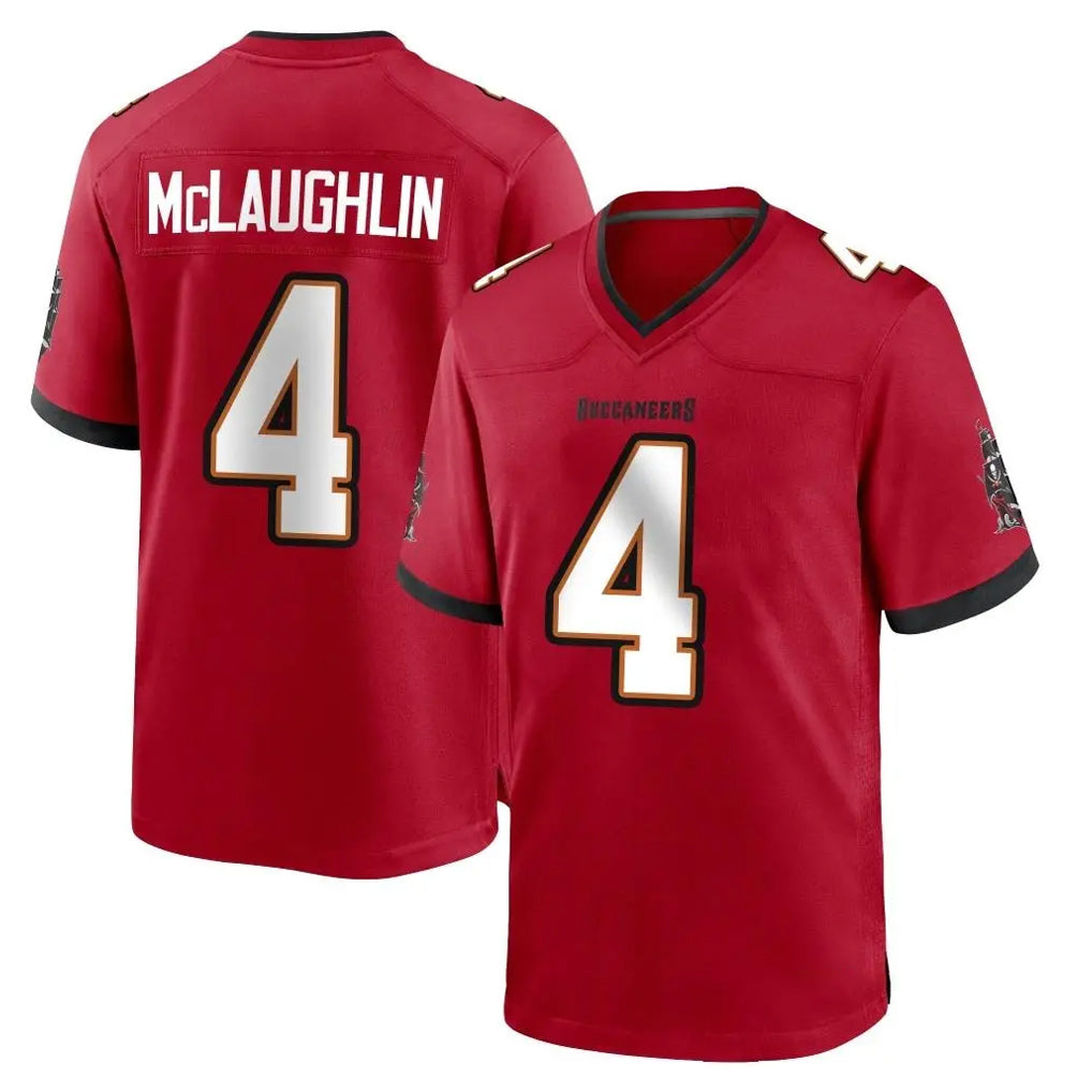 Johmsee TB.Buccaneers #4 Chase McLaughlin Player Red Home Game Stitched Jerseys