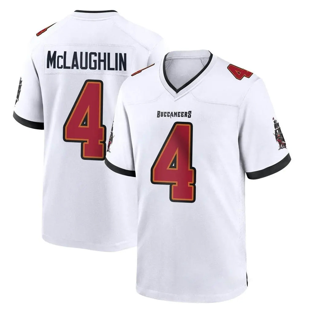 Johmsee TB.Buccaneers #4 Chase McLaughlin Player White Home Game Stitched Jerseys