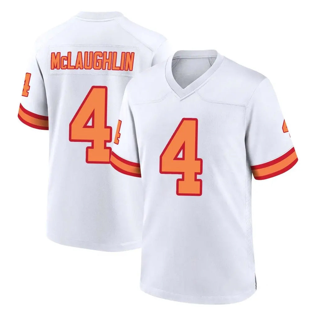 Johmsee TB.Buccaneers #4 Chase McLaughlin Player White '76 Home Game Stitched Jerseys