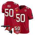 Johmsee TB.Buccaneers #50 Vita Vea Player Red Limited 2026 Season Vapor F.U.S.E. Home Game Stitched Jerseys