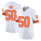 Johmsee TB.Buccaneers #50 Vita Vea Player White Limited '76 Vapor F.U.S.E. Home Game Stitched Jerseys