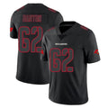 Johmsee TB.Buccaneers #62 Graham Barton Player Black Impact Limited Home Game Stitched Jerseys