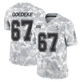 Johmsee TB.Buccaneers #67 Luke Goedeke Player Arctic Camo Limited Salute To Service Home Game Stitched Jerseys