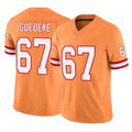 Johmsee TB.Buccaneers #67 Luke Goedeke Player Orange Limited Vapor F.U.S.E. Home Game Stitched Jerseys