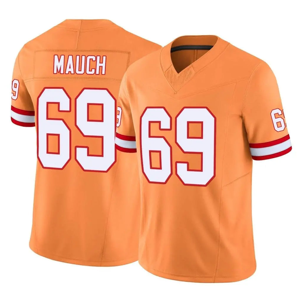 Johmsee TB.Buccaneers #69 Cody Mauch Player Orange Limited Vapor F.U.S.E. Home Game Stitched Jerseys