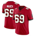 Johmsee TB.Buccaneers #69 Cody Mauch Player Red Limited Vapor Home Game Stitched Jerseys