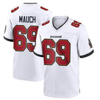 Johmsee TB.Buccaneers #69 Cody Mauch Player White Home Game Stitched Jerseys