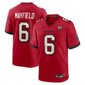 Johmsee TB.Buccaneers #6 Baker Mayfield Player Red 50th Anniversary Game Stitched Jerseys