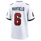 Johmsee TB.Buccaneers #6 Baker Mayfield Player White Game Stitched Jerseys