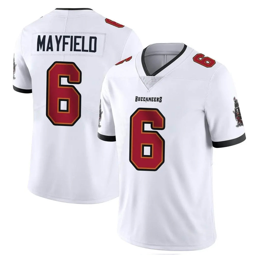 Johmsee TB.Buccaneers #6 Baker Mayfield Player White Limited Vapor Untouchable Home Game Stitched Jerseys