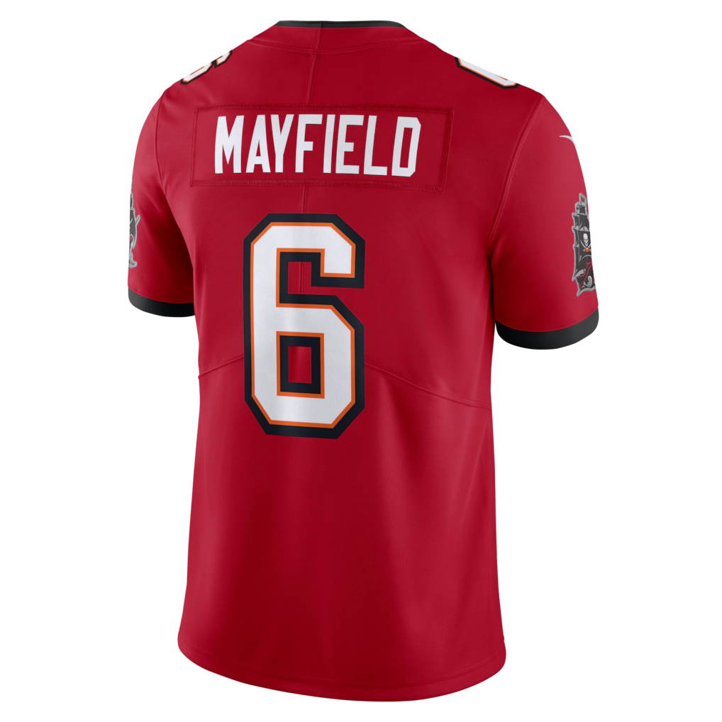 Johmsee TB.Buccaneers #6 Baker Mayfield Red Vapor Untouchable Limited Stitched Jerseys