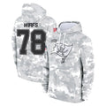 Johmsee TB.Buccaneers #78 Tristan Wirfs Player Arctic Camo Limited Salute to Service Pullover Hoodies Game Stitched Jerseys
