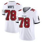 Johmsee TB.Buccaneers #78 Tristan Wirfs Player White Limited Vapor Untouchable Home Game Stitched Jerseys