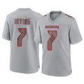 Johmsee TB.Buccaneers #7 Bucky Irving Player Gray Atmosphere Fashion Home Game Stitched Jerseys