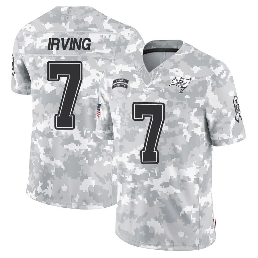 Johmsee TB.Buccaneers #7 Bucky Irving Player Limited Arctic Camo Stitched Jerseys