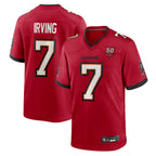 Johmsee TB.Buccaneers #7 Bucky Irving Player Red 50th Anniversary Game Stitched Jerseys