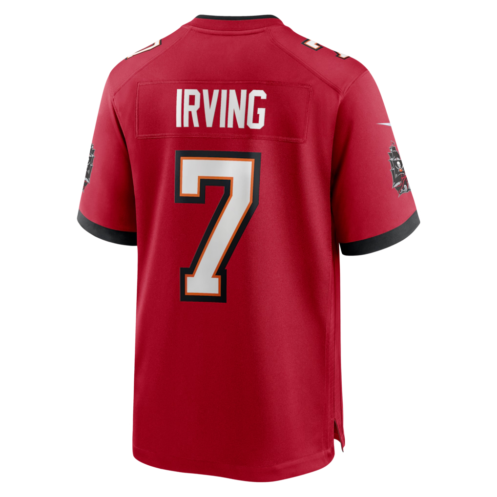 Johmsee TB.Buccaneers #7 Bucky Irving Red Game Stitched Jerseys