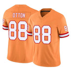 Johmsee TB.Buccaneers #88 Cade Otton Player Orange Limited Vapor F.U.S.E. Home Game Stitched Jerseys