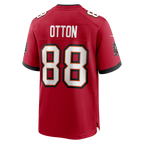 Johmsee TB.Buccaneers #88 Cade Otton Red Game Player Stitched Jerseys
