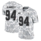 Johmsee TB.Buccaneers #94 Calijah Kancey Player Arctic Camo Limited Salute To Service Home Game Stitched Jerseys