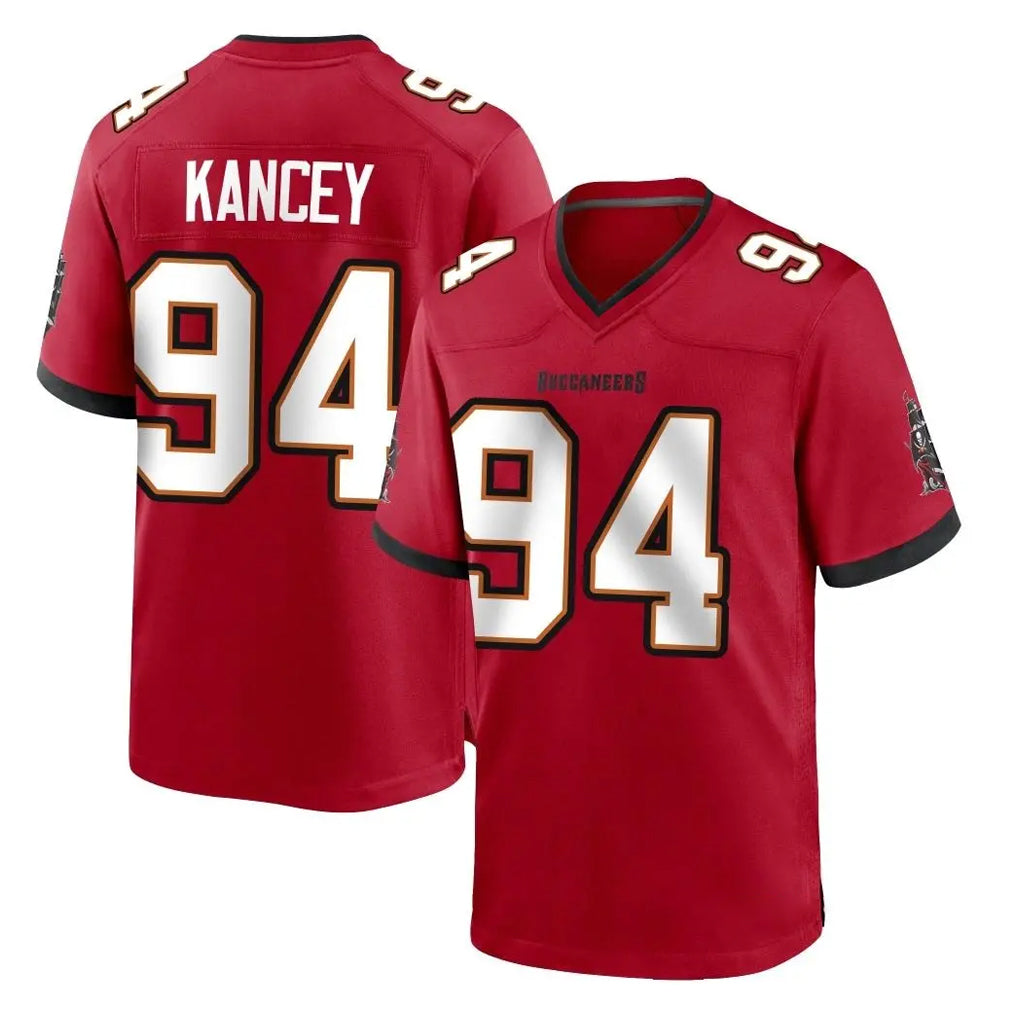 Johmsee TB.Buccaneers #94 Calijah Kancey Player Red Home Game Stitched Jerseys