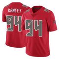 Johmsee TB.Buccaneers #94 Calijah Kancey Player Red Limited Color Rush Home Game Stitched Jerseys