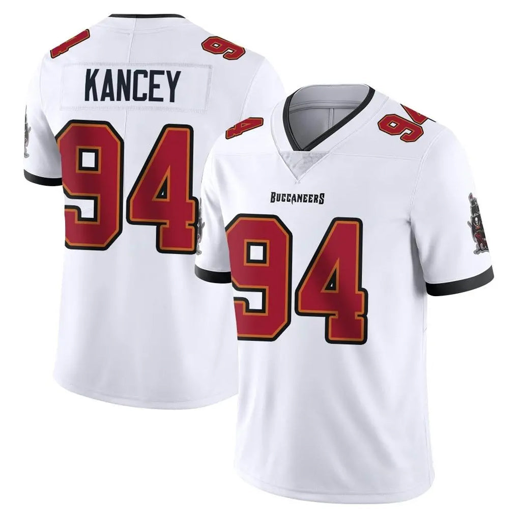 Johmsee TB.Buccaneers #94 Calijah Kancey Player White Limited Vapor Untouchable Home Game Stitched Jerseys