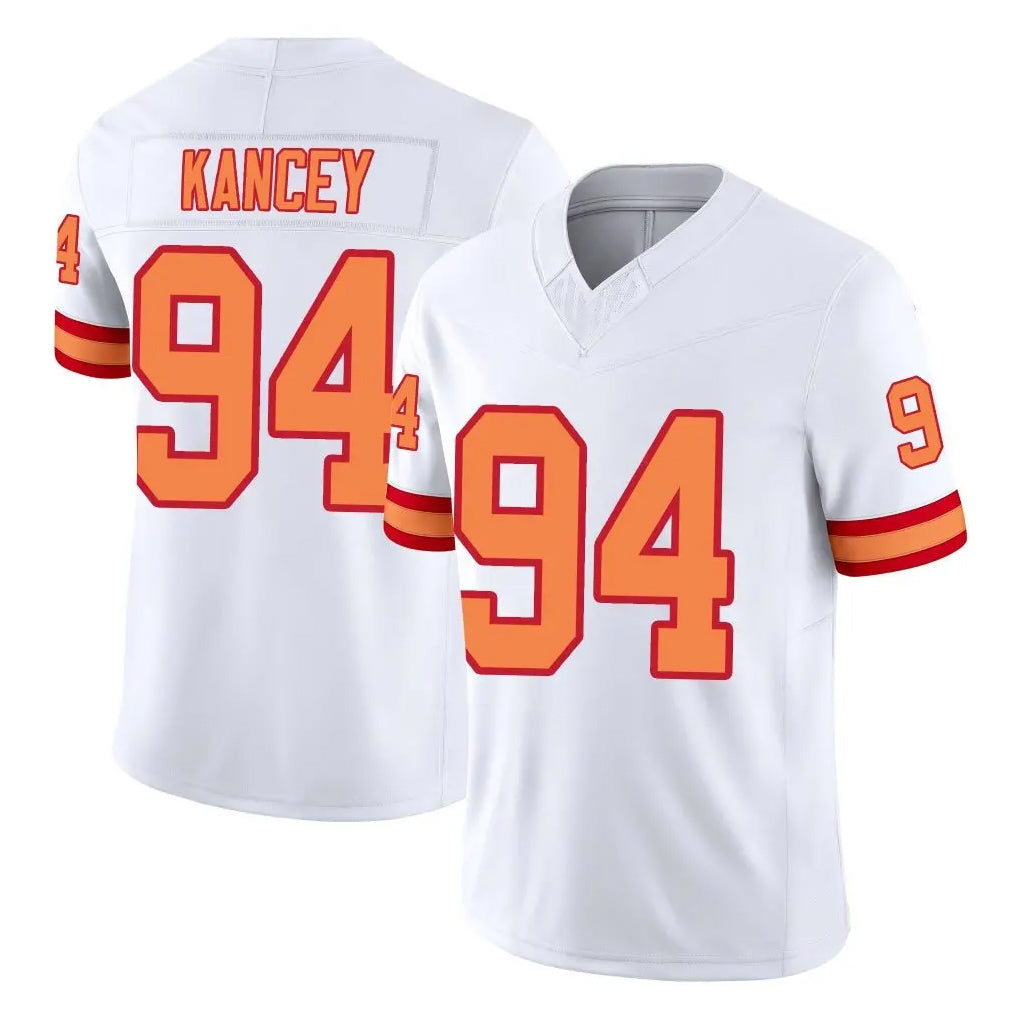 Johmsee TB.Buccaneers #94 Calijah Kancey Player White Limited '76 Vapor F.U.S.E. Home Game Stitched Jerseys