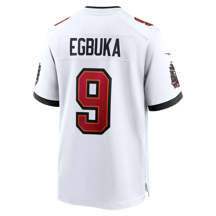 Johmsee TB.Buccaneers #9 Emeka Egbuka Player White Game Stitched Jerseys