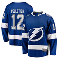 Johmsee TB.Lightning #12 Jakob Pelletier Blue Home Breakaway Jerseys