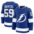 Johmsee TB.Lightning #59 Jake Guentzel Blue Home Premium Jerseys