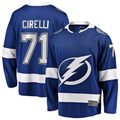 Johmsee TB.Lightning #71 Anthony Cirelli Blue Home Breakaway Player Jerseys
