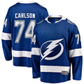 Johmsee TB.Lightning #74 John Carlson Blue Home Breakaway Jerseys