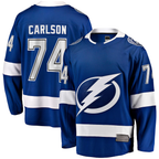 Johmsee TB.Lightning #74 John Carlson Blue Home Breakaway Jerseys