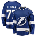 Johmsee TB.Lightning #77 Victor Hedman Blue Home Breakaway Jerseys