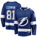 Johmsee TB.Lightning #81 Erik Cernak Blue Home Breakaway Player Jerseys