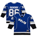 Johmsee TB.Lightning #86 Nikita Kucherov Blue 2013-14 Power Play Jerseys