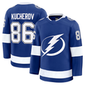 Johmsee TB.Lightning #86 Nikita Kucherov Blue Home Premium Jerseys