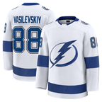 Johmsee TB.Lightning #88 Andrei Vasilevskiy White Away Premium Jerseys