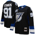 Johmsee TB.Lightning #91 Steven Stamkos Mitchell & Ness Black 2008?09 Power Play Jerseys